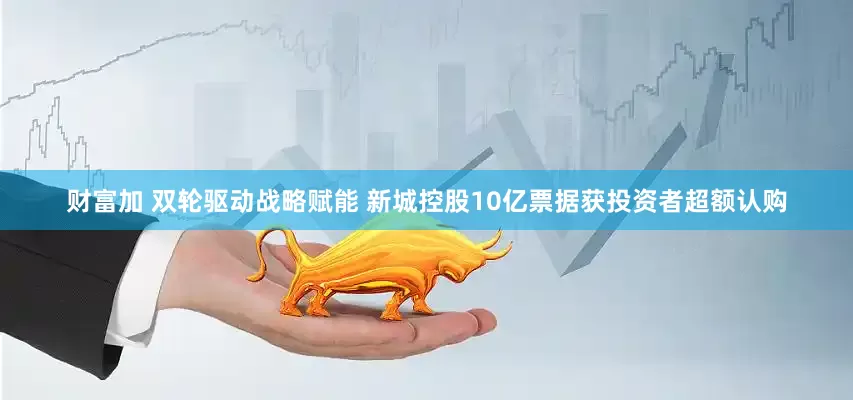 财富加 双轮驱动战略赋能 新城控股10亿票据获投资者超额认购