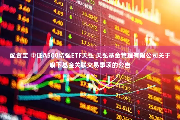 配资宝 中证A500增强ETF天弘 天弘基金管理有限公司关于旗下基金关联交易事项的公告